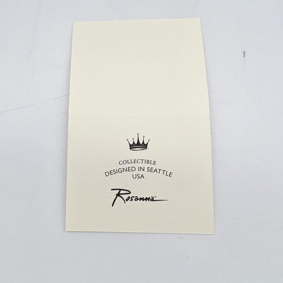 Rosanna Inc Dad Mug 6 oz White with Gold Trim Details Father's Day NIB - Picture 6 of 7